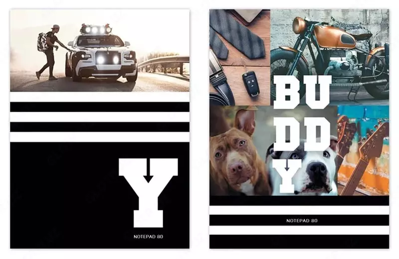 Бизнес - блокнот BG "Buddy", A5, 80 стр. (Арт. - ББ5т80_лг_8921)