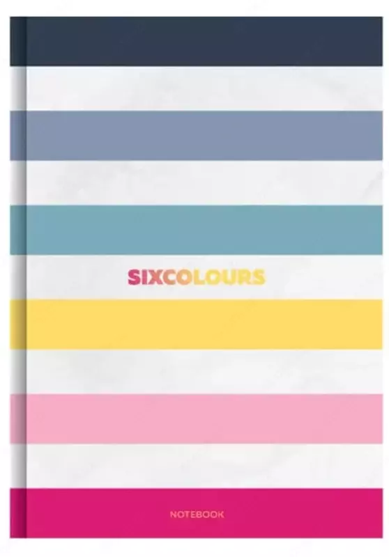 Бизнес - блокнот BG "Шесть цветов", A5, 80 стр. (Арт. - ББ5т80_лм_8515)