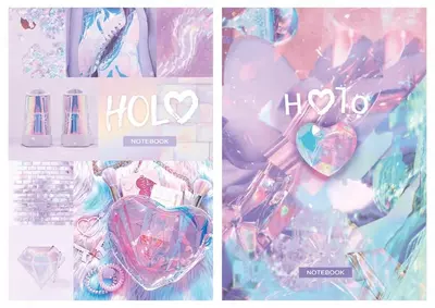 Бизнес - блокнот BG "Holo", A5, 80 стр. (Арт. - ББ5т80_м_лг_1011)