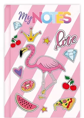 Бизнес - блокнот BG "Модные стикеры", A6, 64 стр. (Арт. - ББ6т64_лм_вл_846)