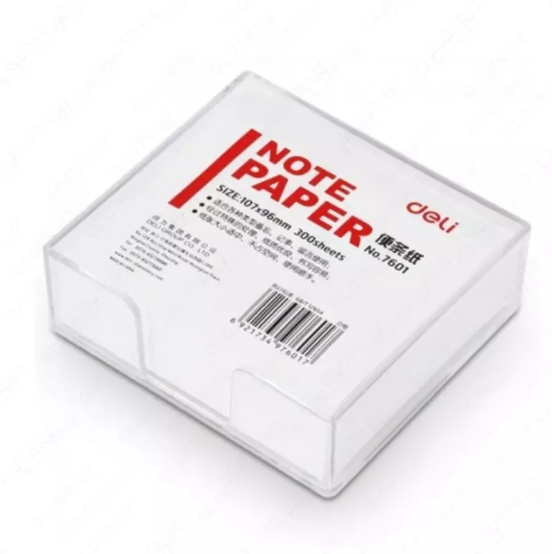 Блок для записей с подставкой "Deli", 107 х 96 мм (Арт. - 7601-1) 300 листов