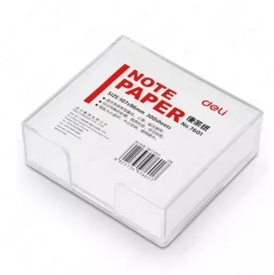 Блок для записей с подставкой "Deli", 107 х 96 мм (Арт. - 7601-1) 300 листов