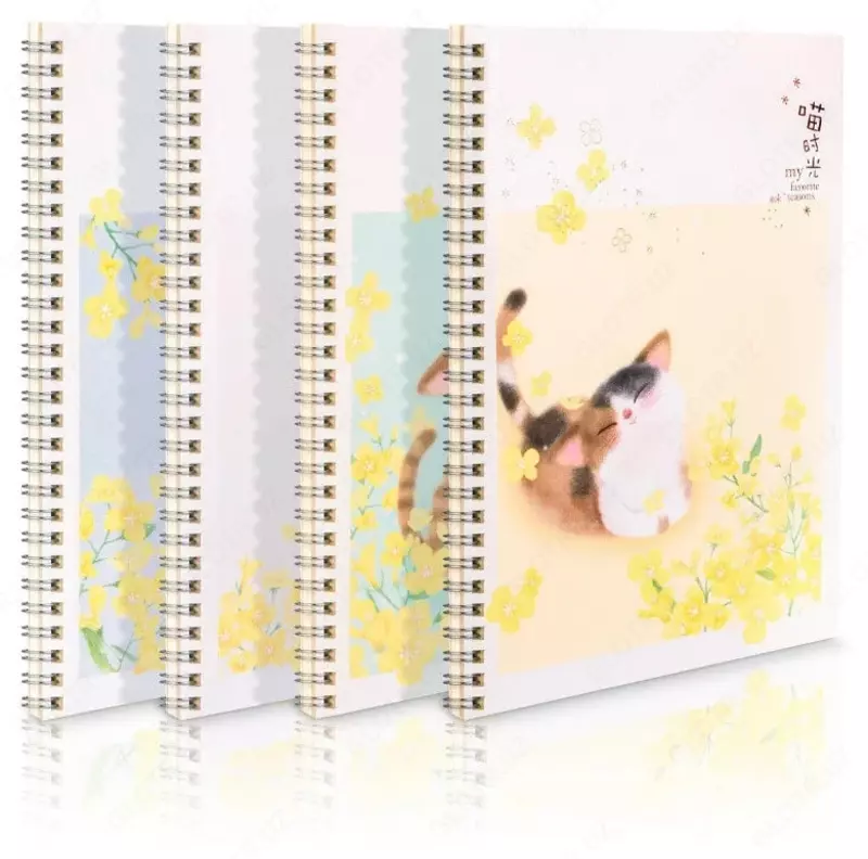 "Deli Sakura" daftarchasi, chizg'ich, spiral, A5, 60 bet (Art. - 560-LA-cherry2)