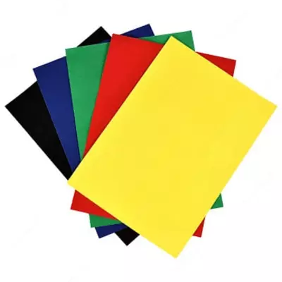 Цветная бумага "Феникс+" 210 х 297 мм (5 листов) Арт. - 24403