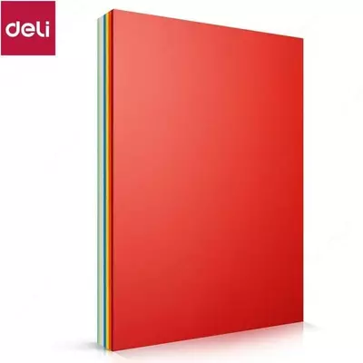 Цветная бумага "Deli" А4, 9 цветов (100 листов) Арт. - 7788