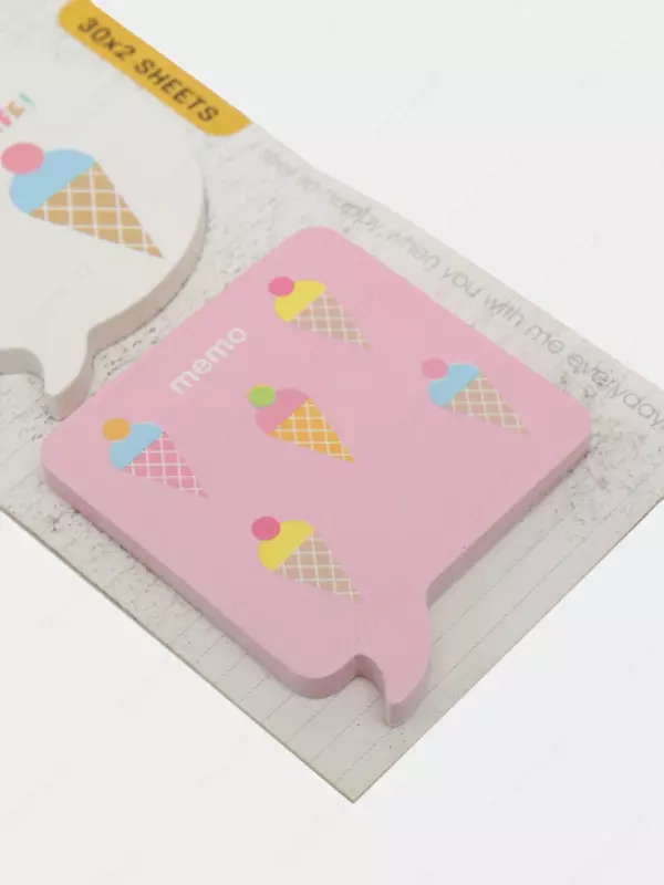 Стикеры - закладки для записей "Deli" 40 х 40 мм, 30 шт х 2 цвета. (Арт. - 55302-EA)