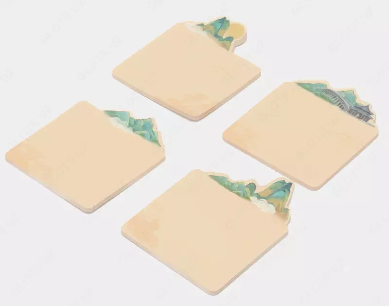 Самоклеящаяся бумага для записей "Deli" 76 х 76 мм (Арт. - 21504-or)