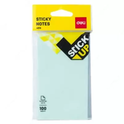 Самоклеящаяся бумага для записей "Deli" цветная, 76 х 126 мм (Арт. - 01502-EA)