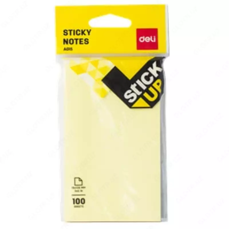 Самоклеящаяся бумага для записей "Deli" цветная, 76 х 126 мм (Арт. - 01502-EA)