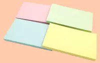 Самоклеящаяся бумага для записей "Deli" цветная