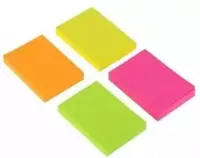 12 100 сум Самоклеящаяся бумага для записей "Deli" цв. неон