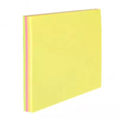 Самоклеящаяся бумага для записей "Deli" 4 неоновых цв., 76 х 76 мм (Арт. - 02602-EA)