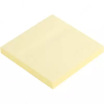 O'z-o'zidan yopishtiruvchi qog'oz "Deli" sariq, 76 x 76 mm (kod - 00353-EA)