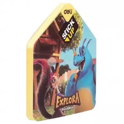 Стикеры - закладки для записей "Deli EXPLORA" 76 х 83 мм (Арт. - 55403-EA)