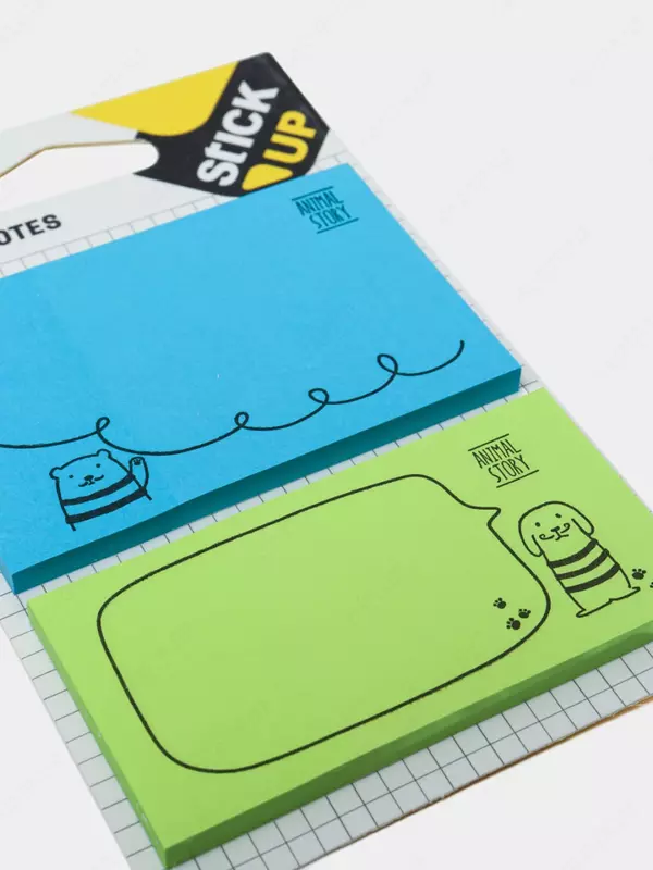 Стикеры - закладки для записей "Deli" цветные, 76 х 95 мм (Арт. - 55502-EA)