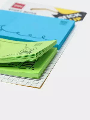 Стикеры - закладки для записей "Deli" цветные, 76 х 95 мм (Арт. - 55502-EA)