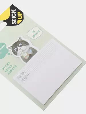 Стикеры - закладки для записей "Deli" белые, 76 х 84 мм (Арт. - 55902-EA)