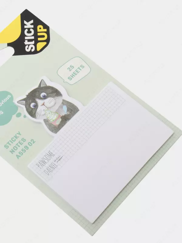 Стикеры - закладки для записей "Deli" белые, 76 х 84 мм (Арт. - 55902-EA)