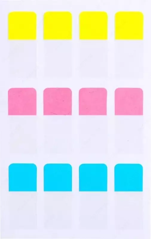 Indeks - "Deli" rangidagi yozuvlar uchun xatcho'plar, 12 x 28 mm (Art. - 11602-EA)