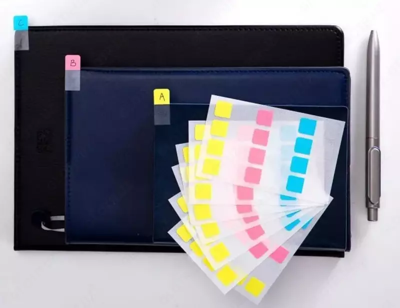 Indeks - "Deli" rangidagi yozuvlar uchun xatcho'plar, 12 x 28 mm (Art. - 11602-EA)