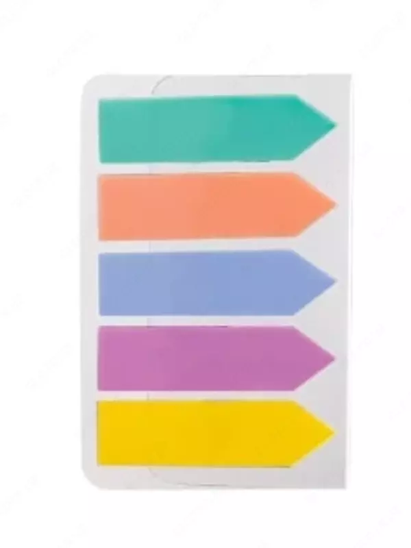 Indeks - yozuvlar uchun xatcho'plar "Deli" Qo'llar, rangli, 43 x 12 mm (Art. - 11902-EA)