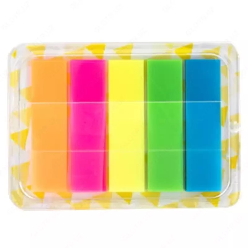 Indeks - "Deli" rangli yozuvlar uchun xatcho'plar, 44 x 12 mm (Art. - 10202-EA)