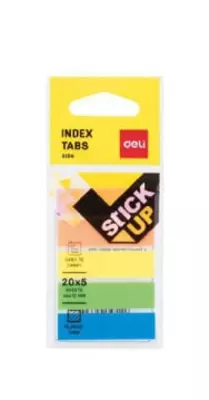 Индекс - закладки для записей "Deli" цветные, 44 х 12 мм (Арт. - 10402-EA)