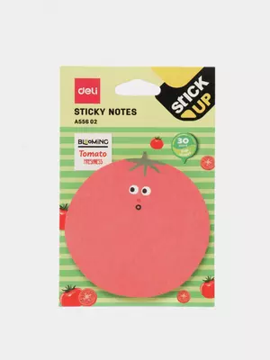 Самоклеящаяся бумага для записей "Deli Томато" 76 х 76 мм (Арт. - 55602-EA)