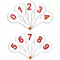 Веер "СТАММ" Касса цифр от 0 до 9 (Арт. - ВК10)