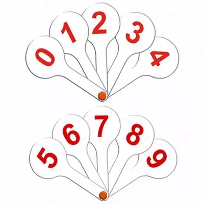 Fan "STAMM" kassa raqamlari 0 dan 9 gacha (Art. - VK10)