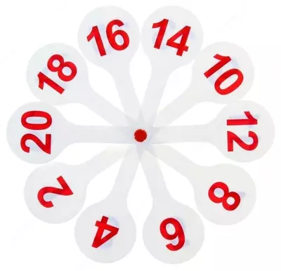 Fan "STAMM" kassa raqamlari 1 dan 20 gacha to'g'ridan-to'g'ri va teskari hisoblash (modda - VK15)