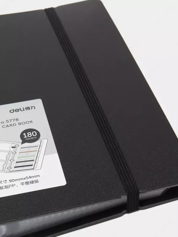 "Deli" vizit kartasi egasi 90 x 54 mm, 180 ta tashrif qog'ozi (Art. - 5778) Assortiment