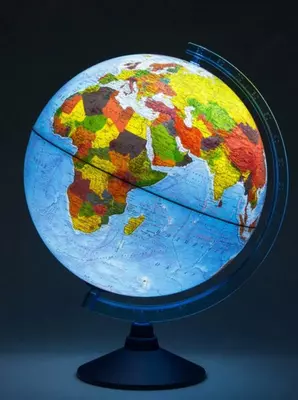 "Globen" interaktiv ta'lim globusi "Fizika-siyosiy", 25 sm (Art. - INT12500287)