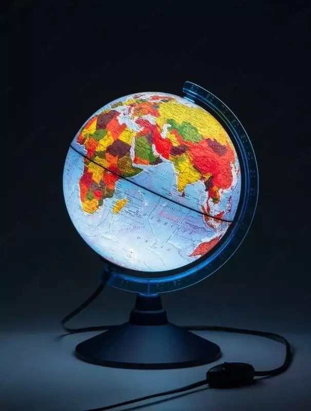 "Globen Classic" interaktiv ta'lim globusi "Fiziko-siyosiy", 21 sm (Art. - Ke012100181)