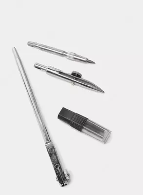 Чертежная Готовальня "Deli" пенал, 5 предметов (Арт.-8604)