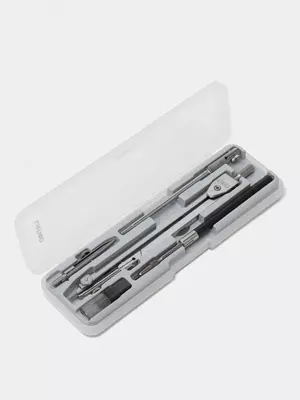 Чертежная Готовальня "Deli" пенал, 5 предметов (Арт.-8605)