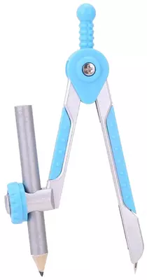 Готовальня с циркулем "Козья ножка" "Deli" пенал (Арт.- 8615)