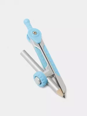 Готовальня с циркулем "Козья ножка" "Deli" пенал (Арт.- 8615)