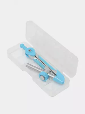 Готовальня с циркулем "Козья ножка" "Deli" пенал (Арт.- 8615)