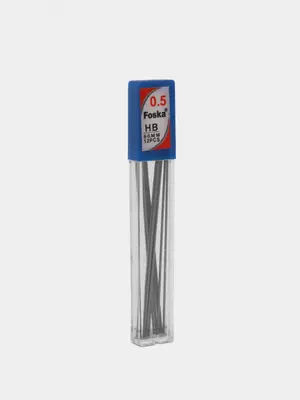 Сменный Грифель 0.5 мм "Foska" НВ, пенал, 12 шт (Арт.-9001-0,5-SX)