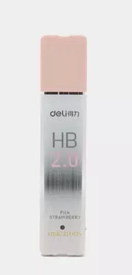 Сменный Грифель 2 мм "Deli" НВ, цв. пенал, 8 шт (Арт.-58803)