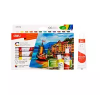 42 000 so'm Rangli gouache "Deli" naychasi 12 ml. (12 rang) Art. - 11-12-C