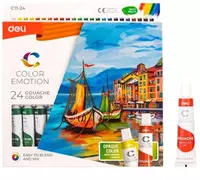 Rangli gouache "Deli" naychasi 12 ml. (24 rang) Ref. - 11-24-C - 79 000 so'm