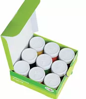 48 000 so'm Rangli gouache Gamma "Bee" jar 20 ml. (9 rang) Ref. - 221014_9