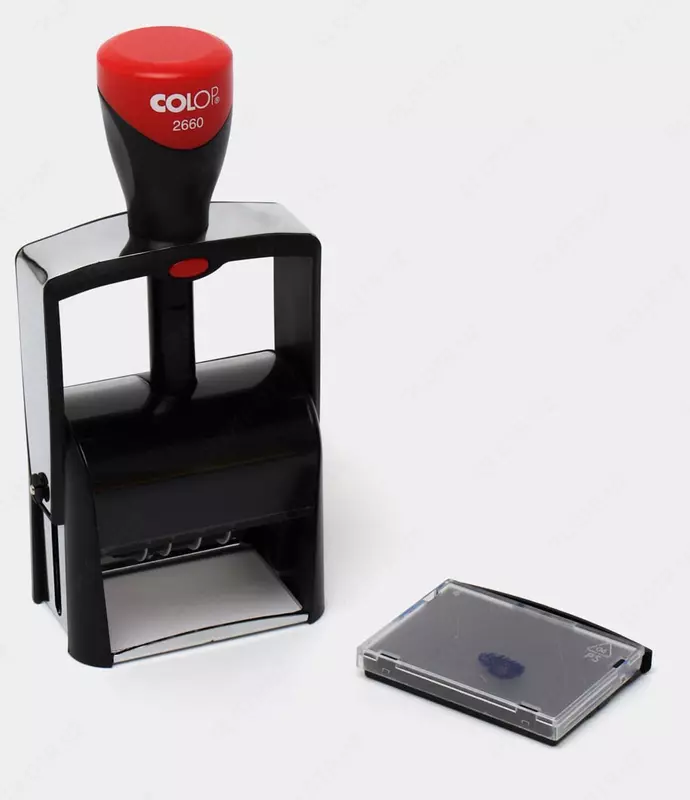 Marka sanasi + shtamp D04 "Kolop" 37 x 58 mm (m. - 106702)