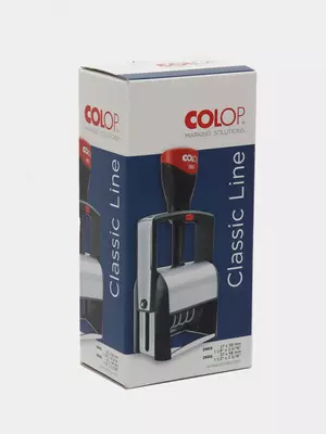 Штемпельный Датер + штамп D04 "Colop" 37 х 58 мм (Арт. - 106702)