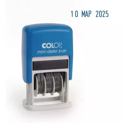 Marka mini dater S120 D04 "Colop" ko'k rangli bosma (m. - 104729)