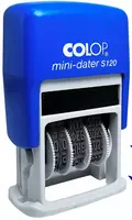 Штемпельный мини-датер S120 D19 "Colop" синий оттиск (Арт. - 104804) - 45 000 сум