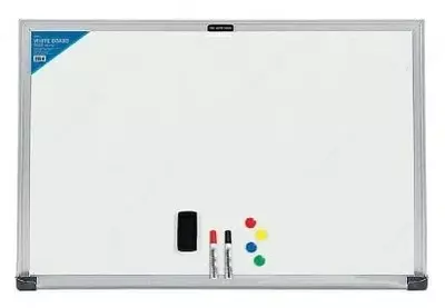 Белая магнитно-маркерная доска "Deli" 90 х 120 см (Арт. - 7817)