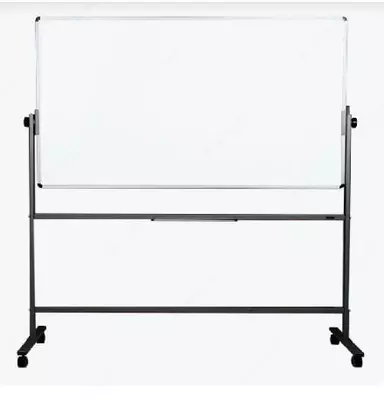 Rolikli tayanchda oq magnitli "Deli" doska, 70 x 100 sm (Art. - 160-EV)